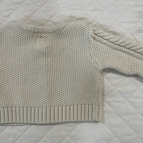 Baby Gap | Cream Button Up Cardigan Sweater | Gender Neutral | 3-6M - Picture 3 of 4